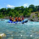 Lumi Vjosa, rritet interesi për rafting gjatë sezonit pranveror
