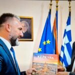 Korfuz. Takim i frytshëm dypalësh mes kryebashkiakëve Oltion Çaçi dhe Stefanos Pulimenos
